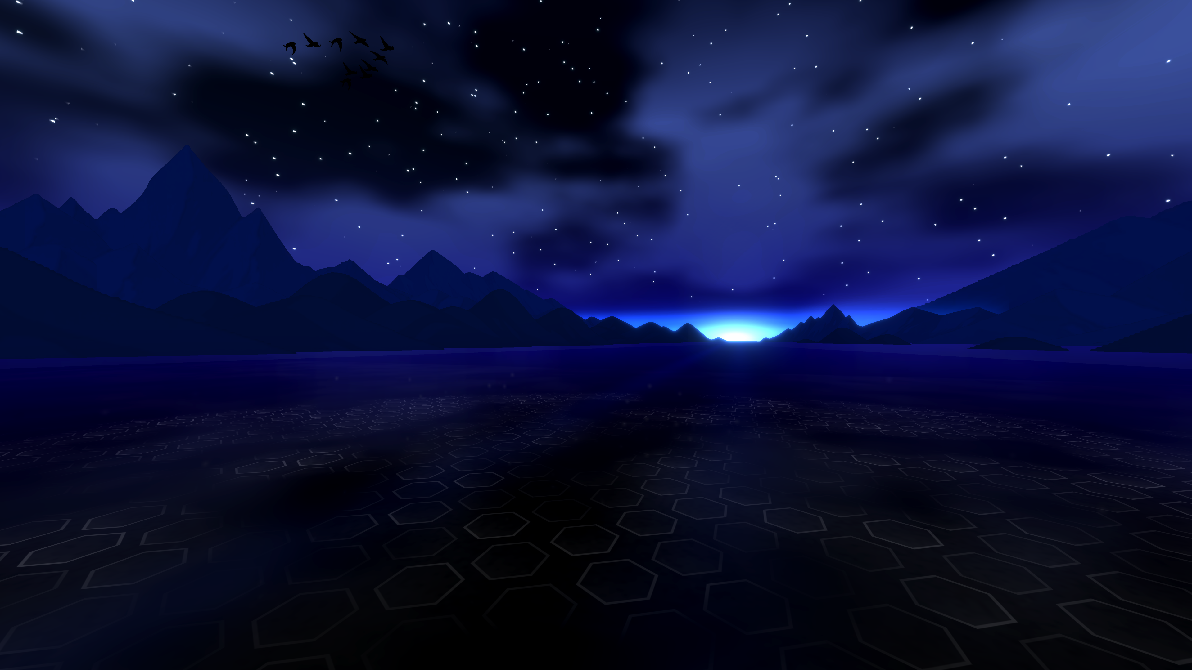 Holovia night scene screenshot